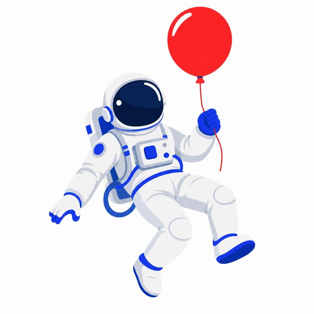 Astronaut, raw model output