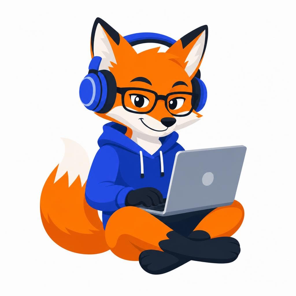 Fox mascot, raw model output